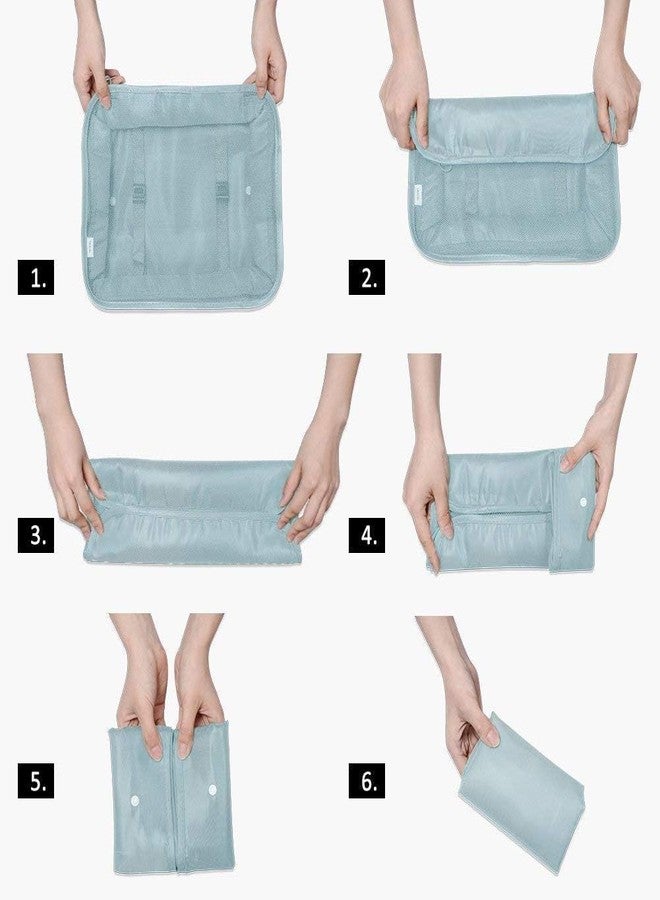 VAKRA® Travel Storage Bag for Luggage - Lightweight Waterproof Luggage Organizer Bags for Clothes Shoes Toiletries - Travel Accessories for Men & Women (Pack of 7) - Image 5